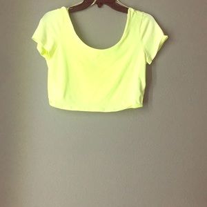 Neon Crop Top